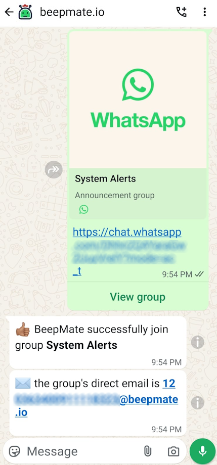 Configure BeepMate plugin